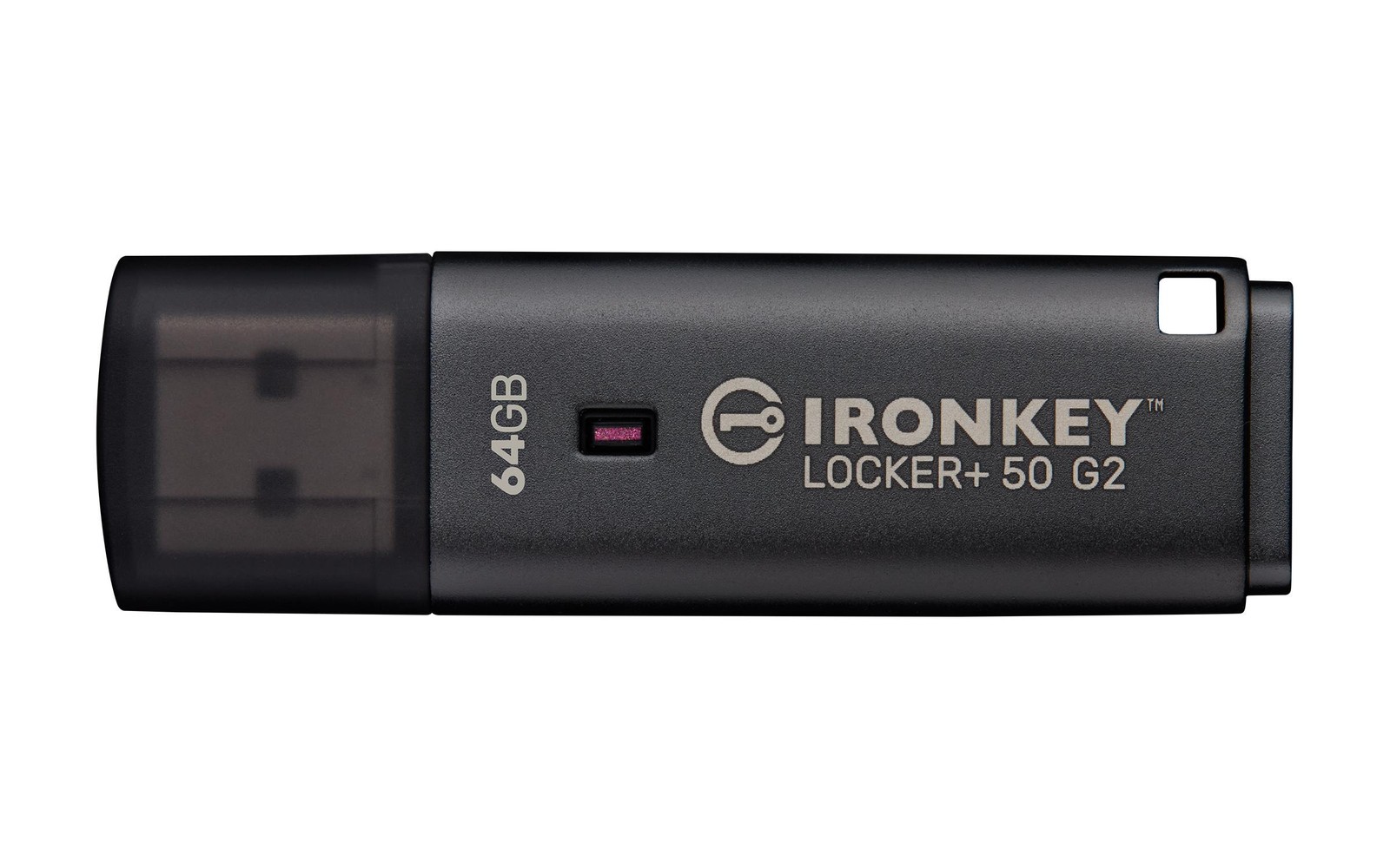 Kingston Technology IronKey 64GB Locker Plus 50 G2, FIPS 197, AES-256