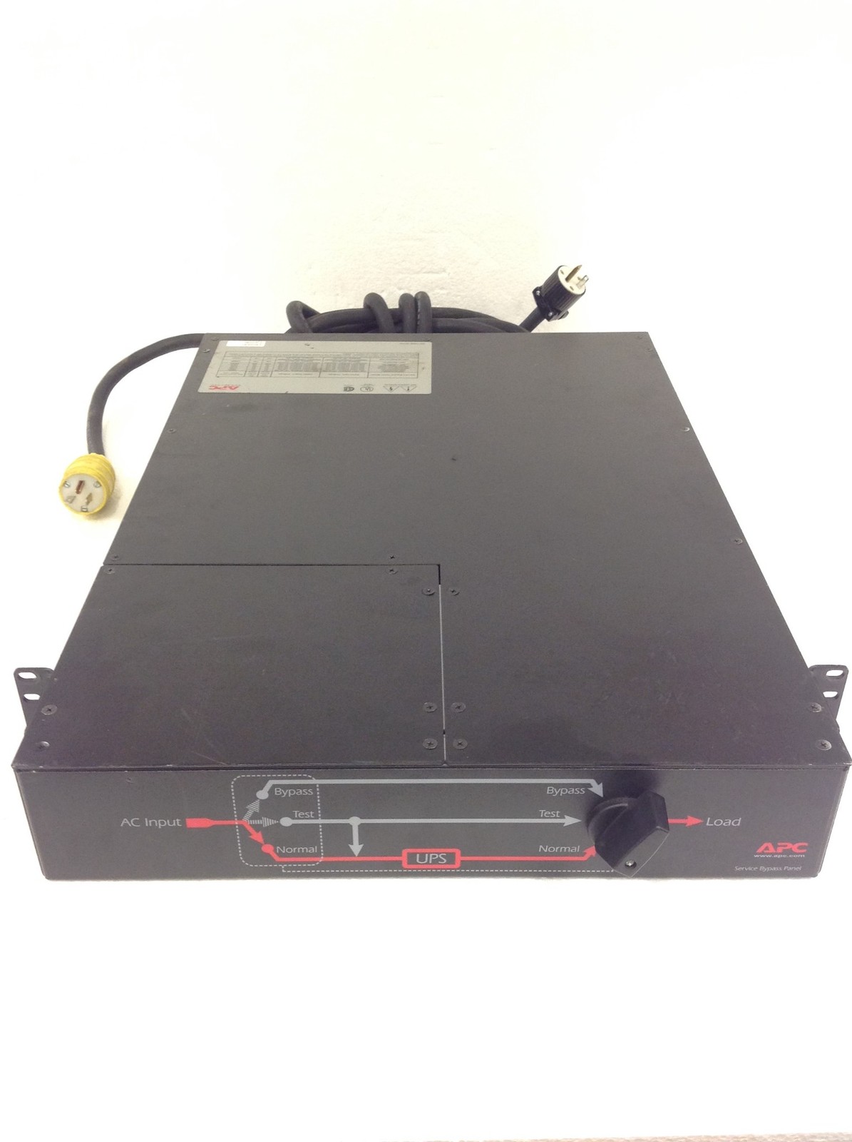 APC SBP3000RM2U Rack Mount Mountable 30A Maintenance Service Bypass Panel, 2880W