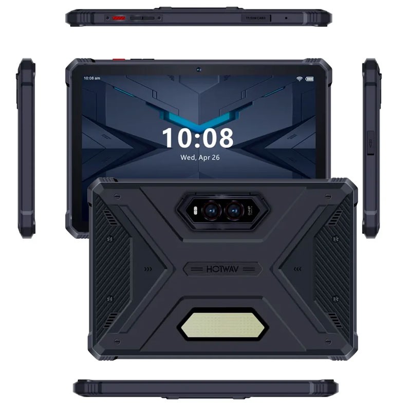 4G 2K HOTWAV R9 Pro Rugged Tablet PC Phone Android 14 Mobile Waterproof 20080mAh