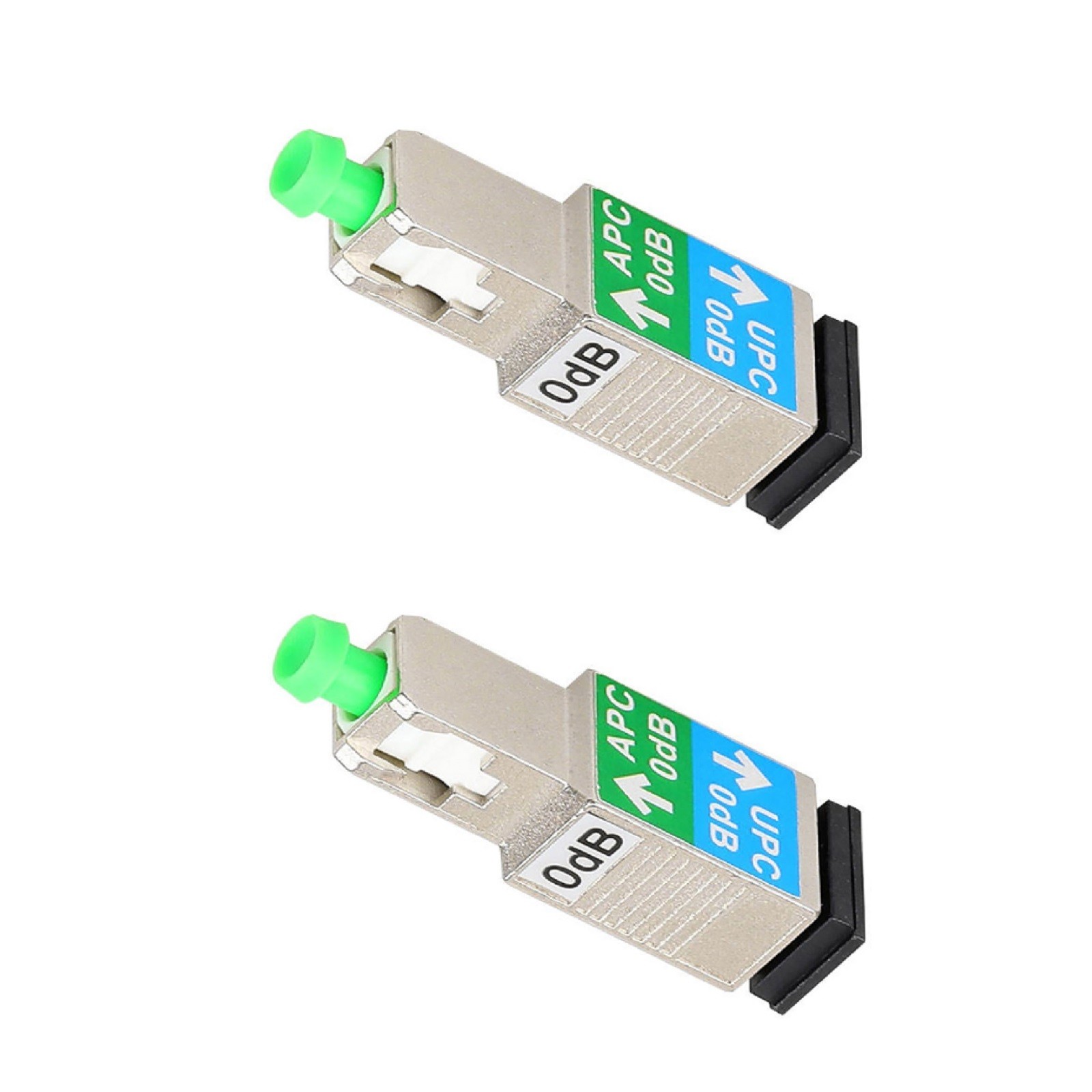 2x SC/APC Male to SC/UPC Female Adapter Converter Fiber Optic Coupler Connector