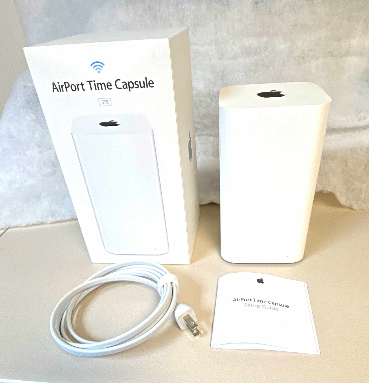 Apple AirPort Time Capsule 3TB Dual-Band 802.11ac Gigabit Ethernet Router USB