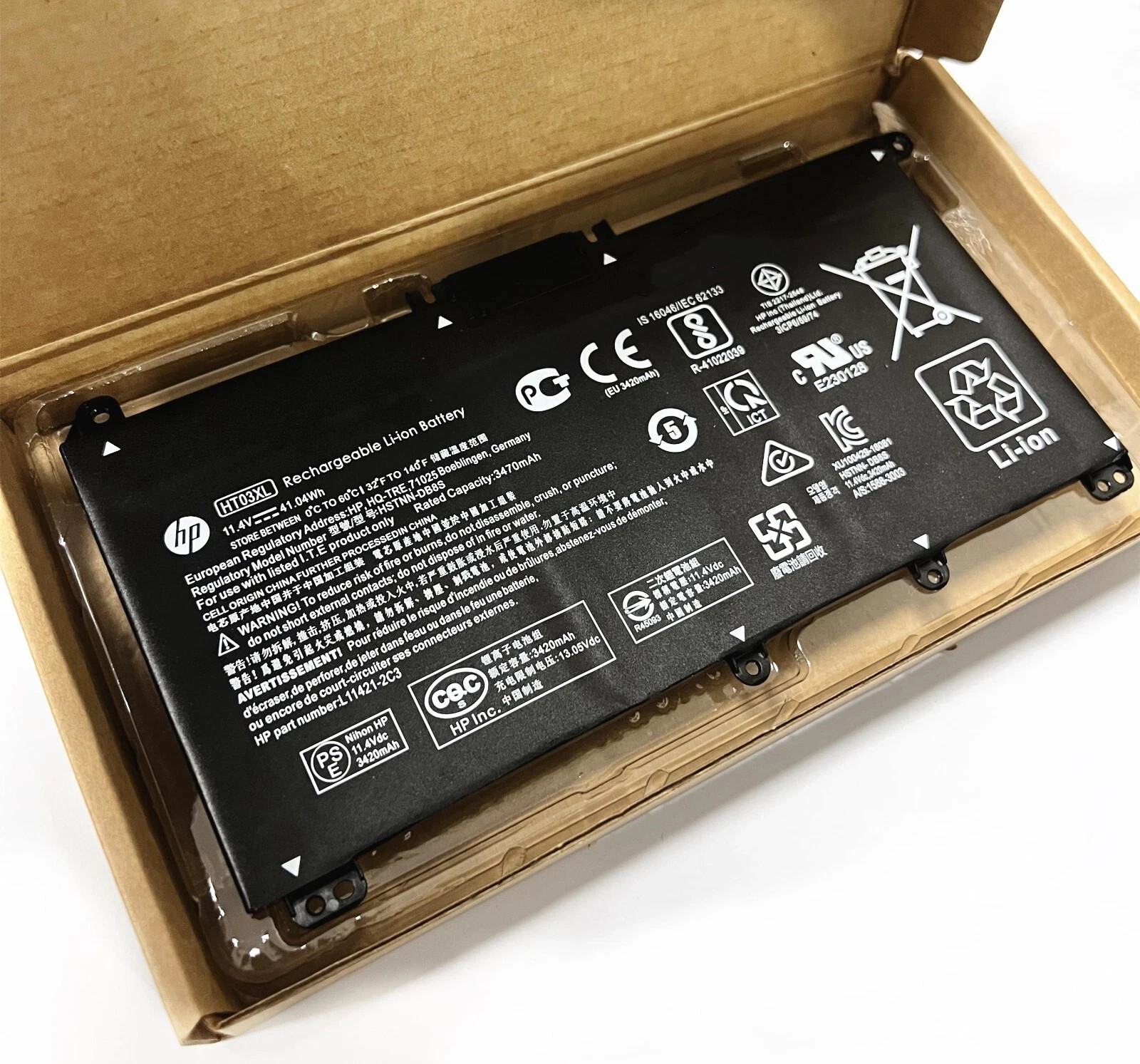 NEW Original HT03XL Battery For HP Pavilion 14 15 17 HSTNN-DB8R L11119-855 OEM