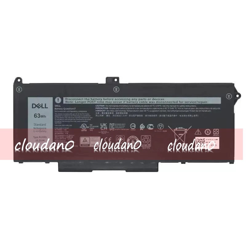 Genuine RJ40G M033W Battery For Dell Latitude 5420 5520 Precision 3560 15.2V OEM