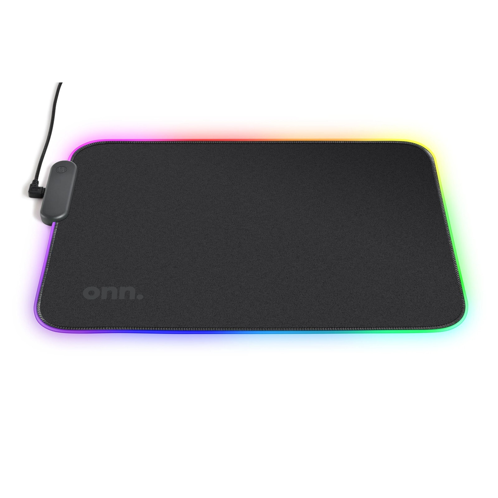 ONN Precision Gaming LED RGB Color-Changing Mouse Pad (14" x 10") New