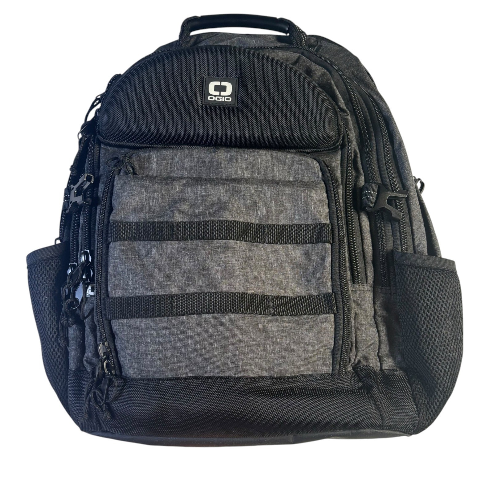 OGIO Alpha Prospect Backpack Heathered Gray Black Laptop Bag 2005106