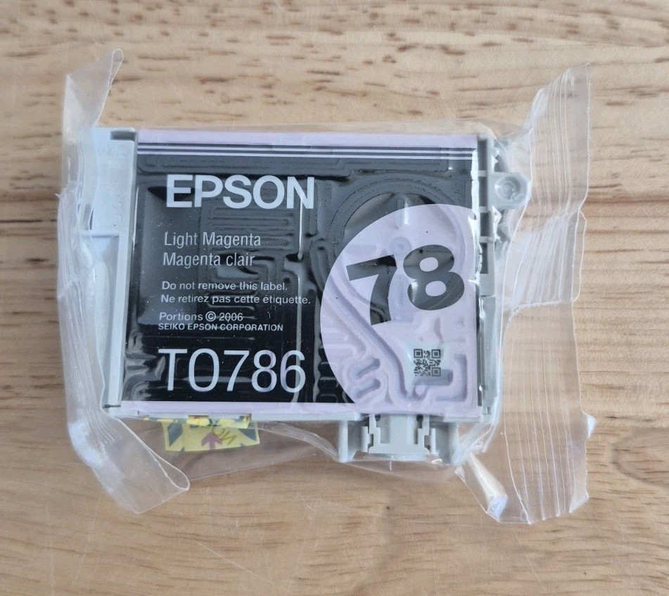 Epson T0786/T078620 Light Magenta Ink Cartridge