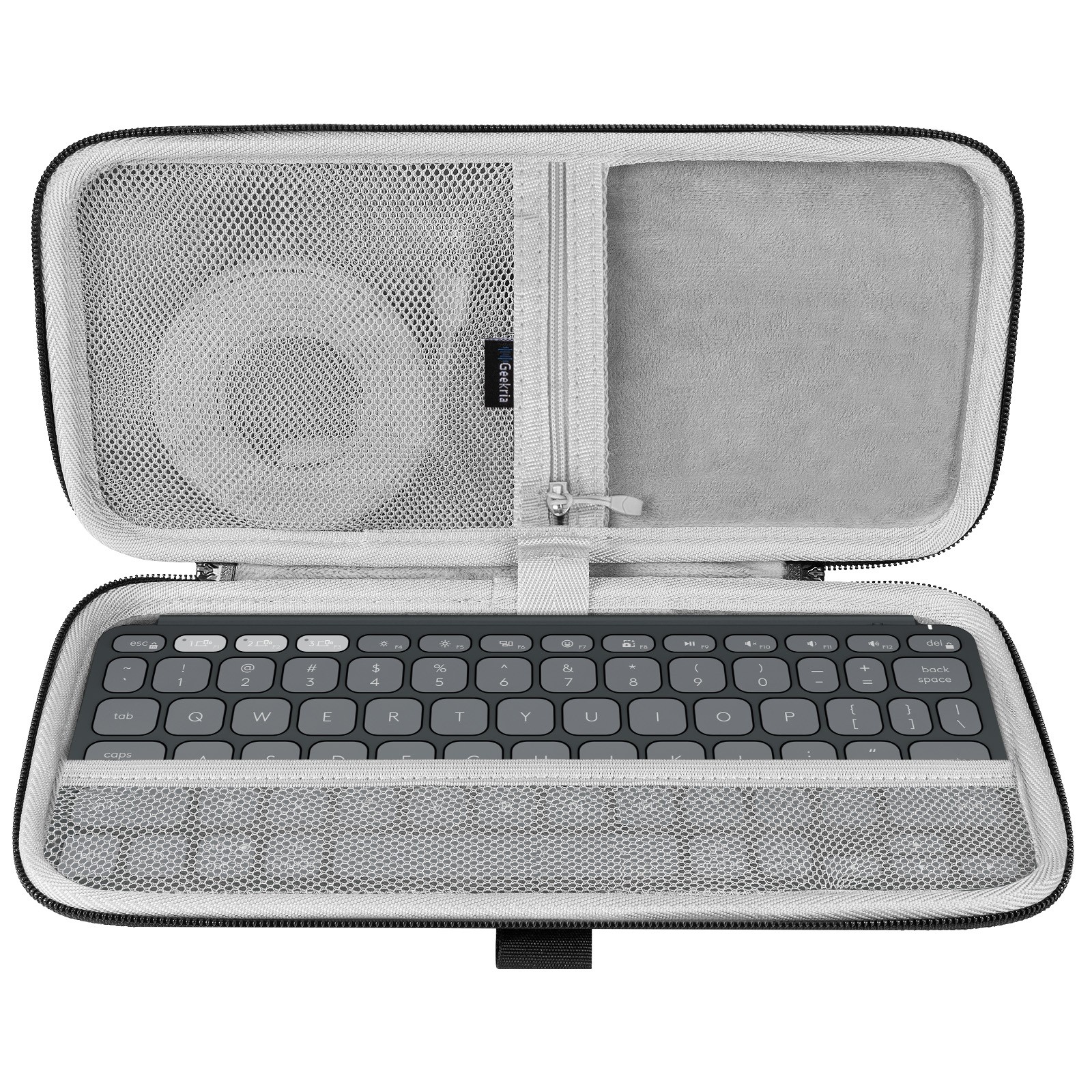 Geekria Carrying Case for Logitech KEYS-to-GO 2 Keyboard