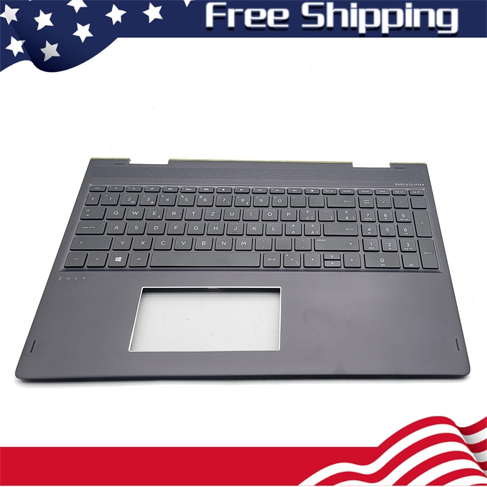 New Upper Case Backlit US Keyboard For HP X360 15-BP 15M-BQ 924335-001 TPN-W127