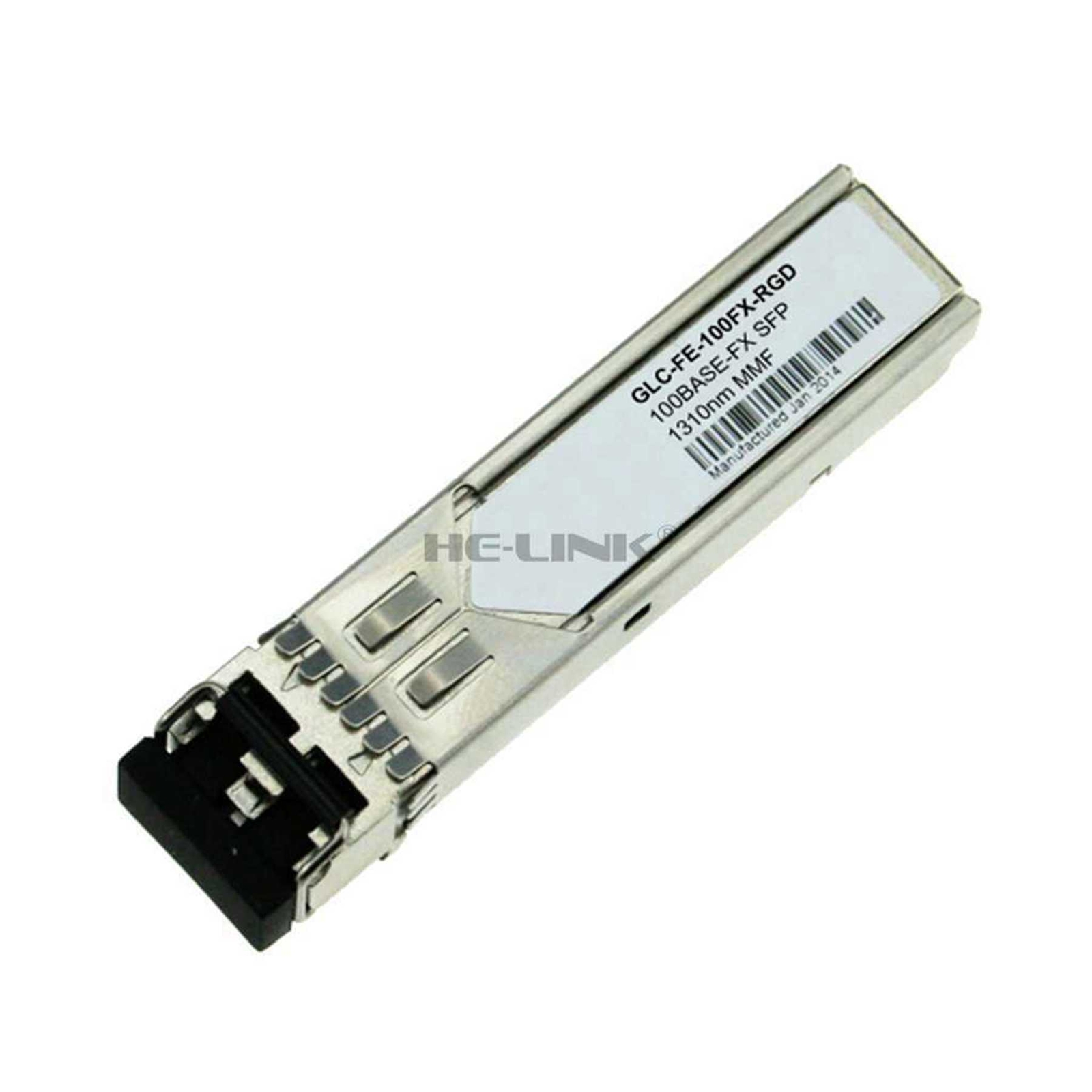 GLC-FE-100FX-RGD Cisco Compatible 100Mbps FX SFP 1310nm 2km Transceiver