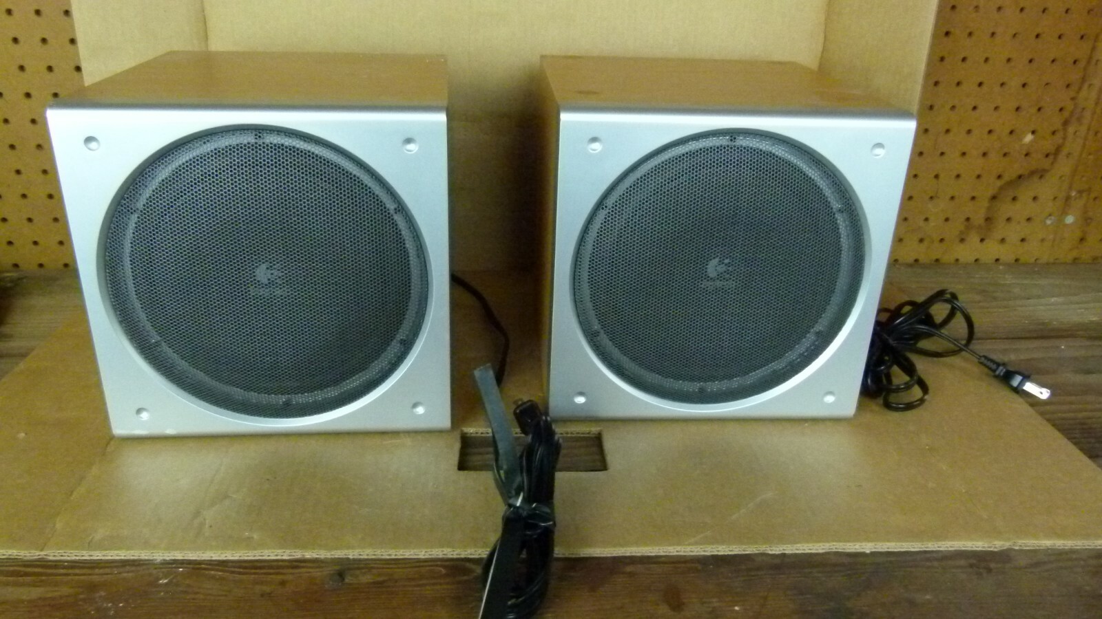 Lot of 2 - Logitech Z3 S-0085A Desktop Computer Subwoofer