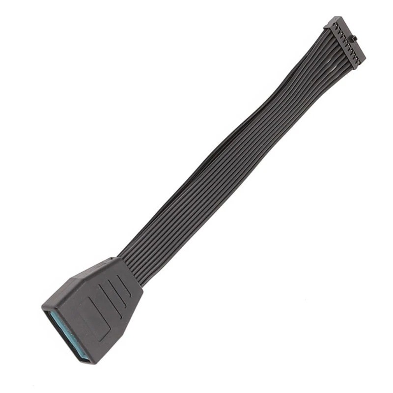 Low Profile USB 3.0 Internal 19/20 Pin Header Extender Motherboard Adapter