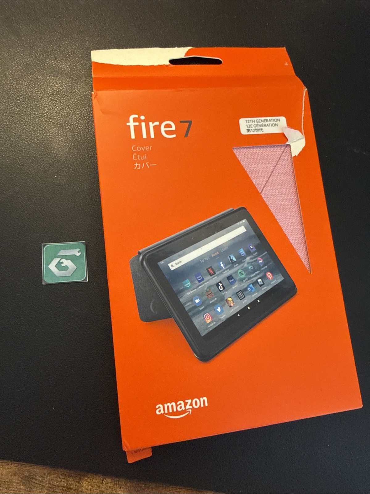 Amazon Fire 7 (12th Gen) OEM Tablet Cover (Slim Fit) Pink Used