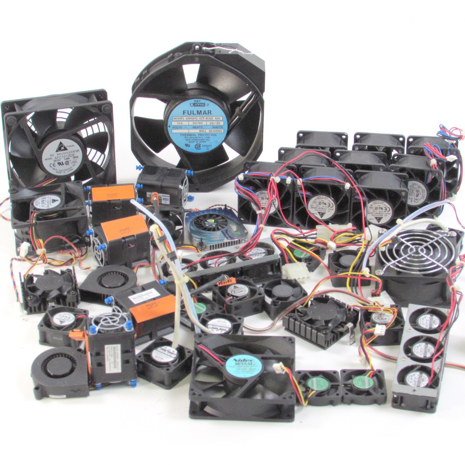 HUGE LOT of Computer Case Fans Server Fans Electronics Data Home Lab Prop