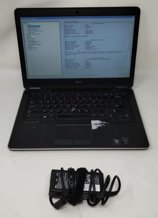 DELL LATITUDE E7440 Laptop Intel Core I7-4600U 4GB 128GB