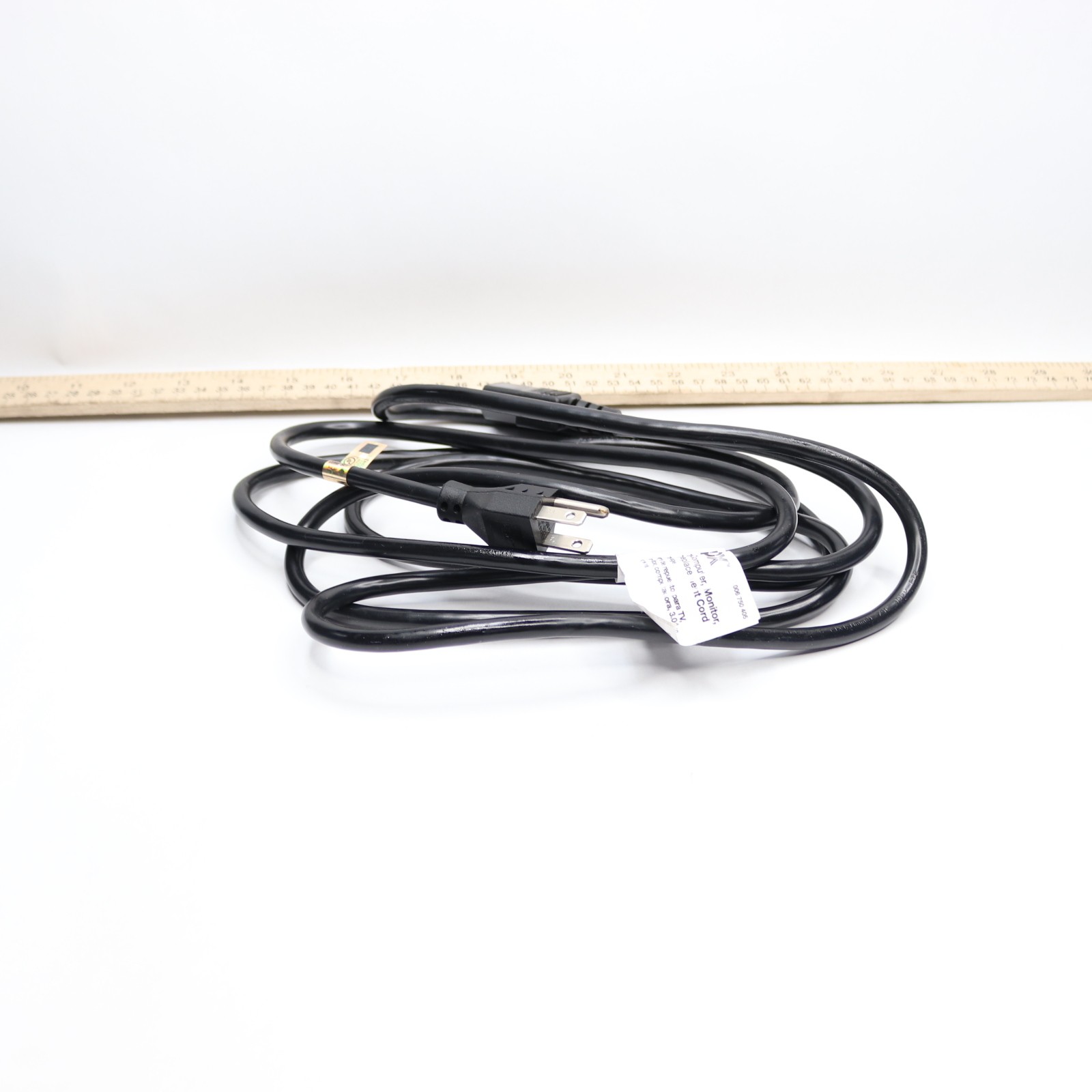 HDX Replacement Cord For Computer Monitor TV Black 16/3" x 10' 1006 750 405