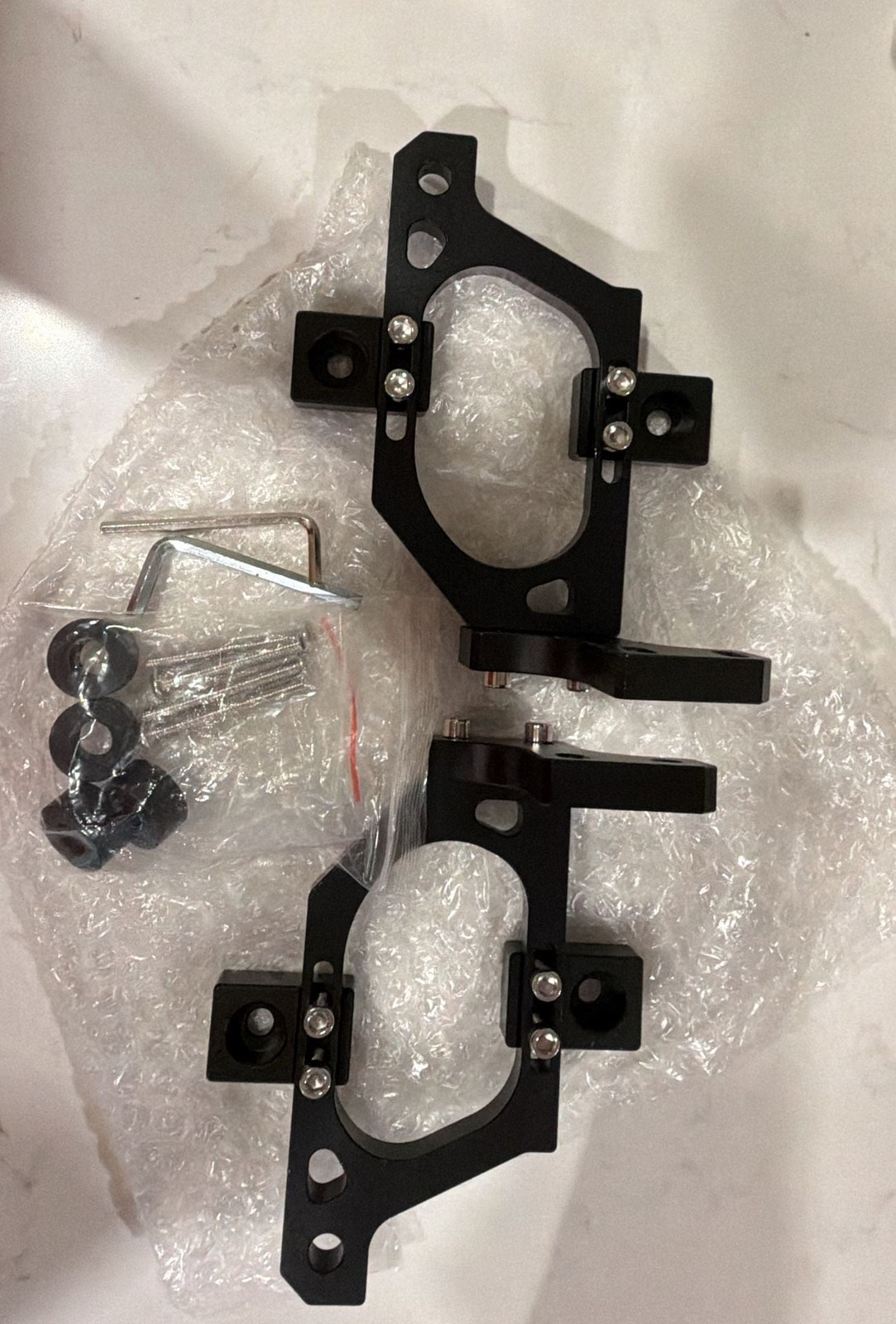 2PCS Black JL Hood Mounts, 42 Inch LED Light Bar Mounting Bracket, Replacement