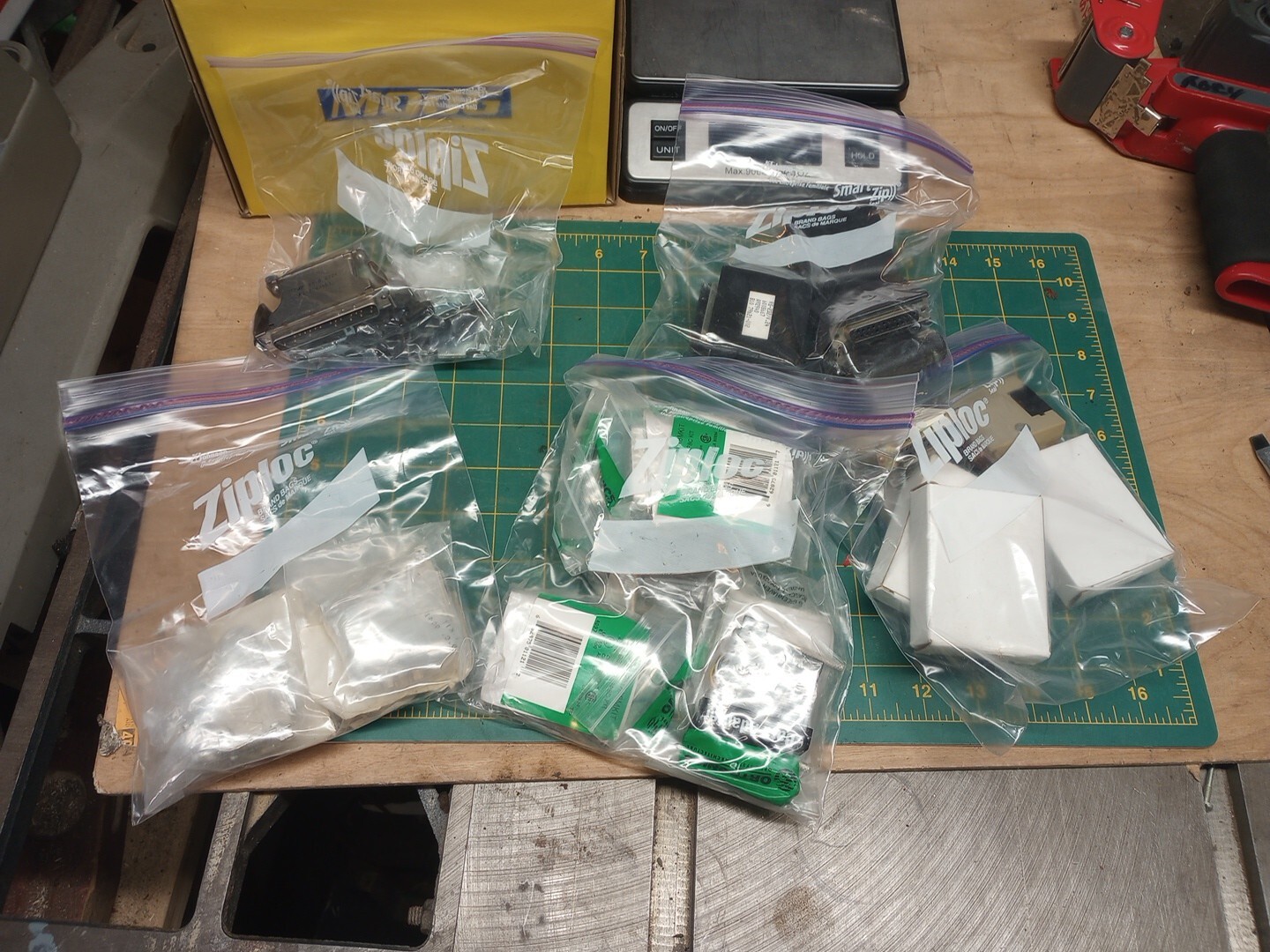 Large Lot Of Data Cable Connectors 