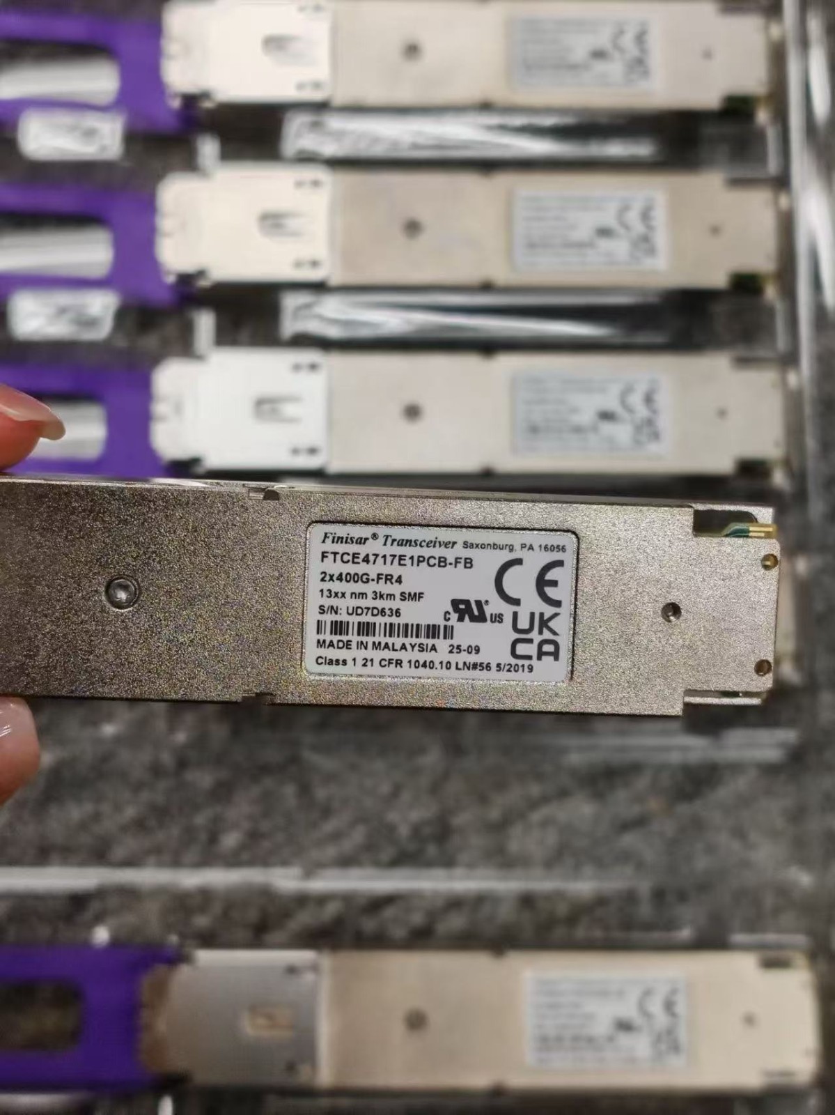 FINISAR FTCE4717E1PCB-FB 2x400G-FR4 Optical Transceiver 3km SMF QSFP-DD module