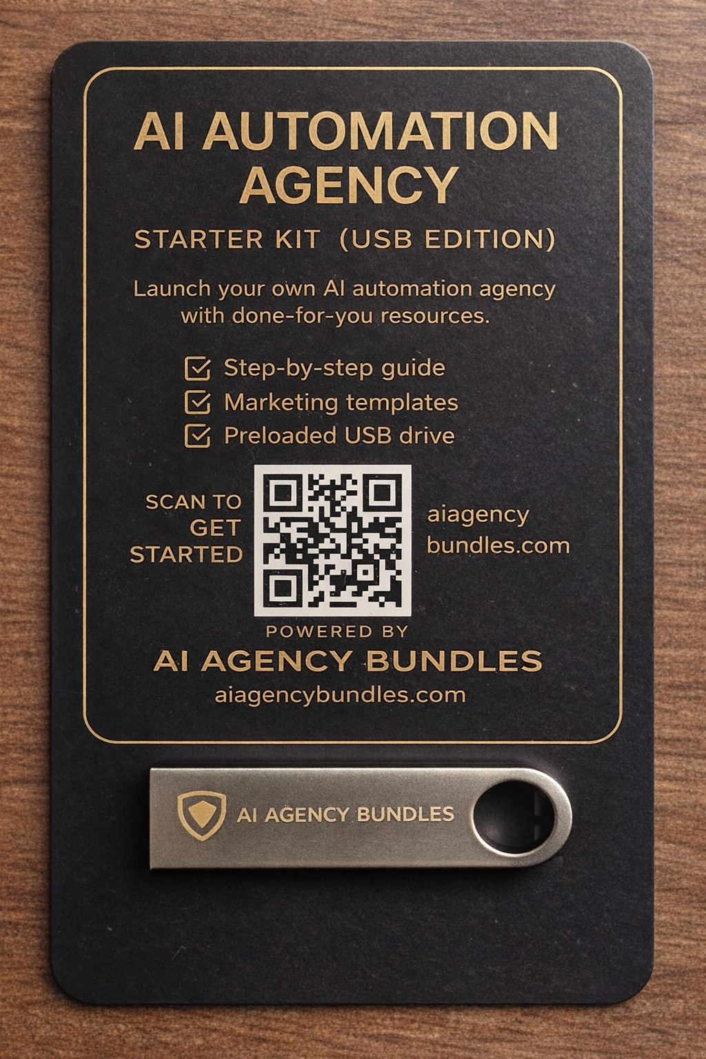 AI Automation Agency Starter Kit (USB Edition) – Build a Real AI Agency