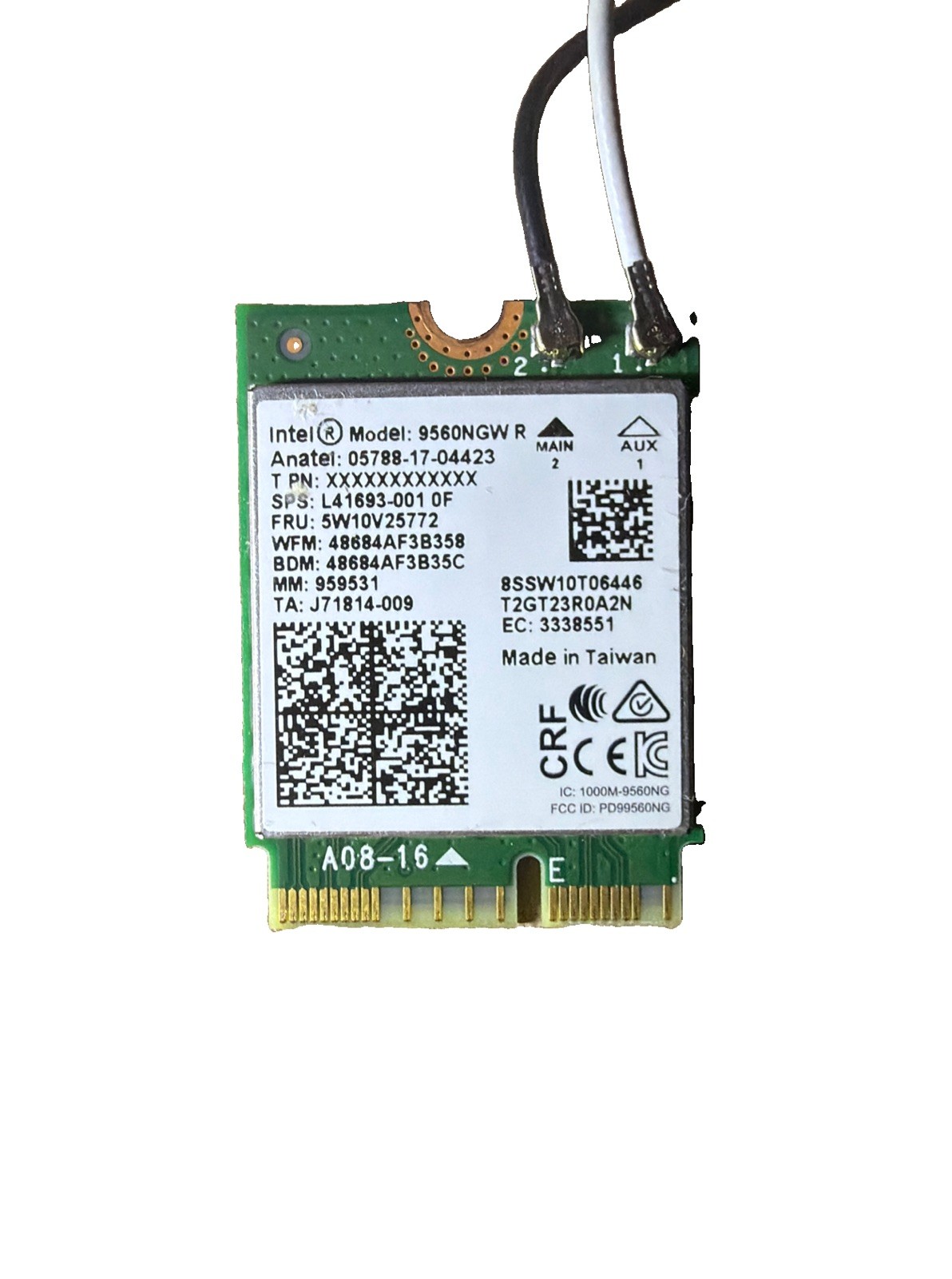 Intel 9560.NGWG.NV Wireless Network Card