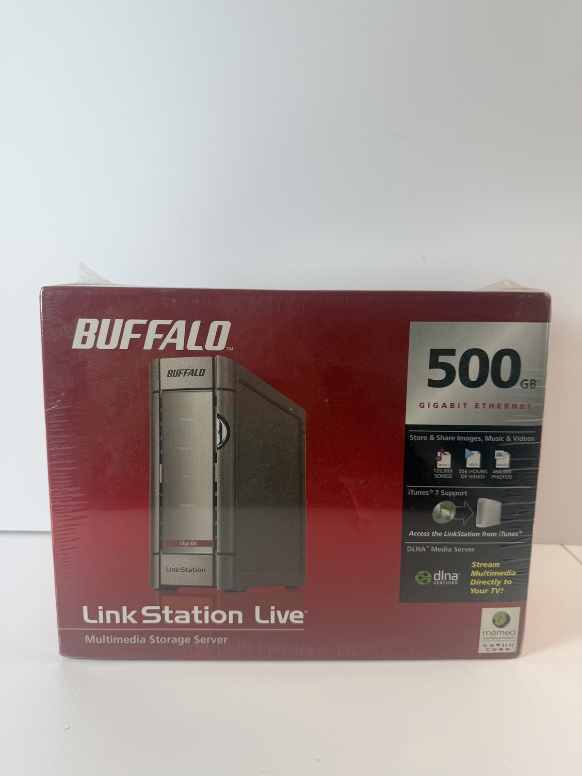Buffalo Technology LinkStation Live 500GB External 7200RPM (HS-DH500GL) HDD