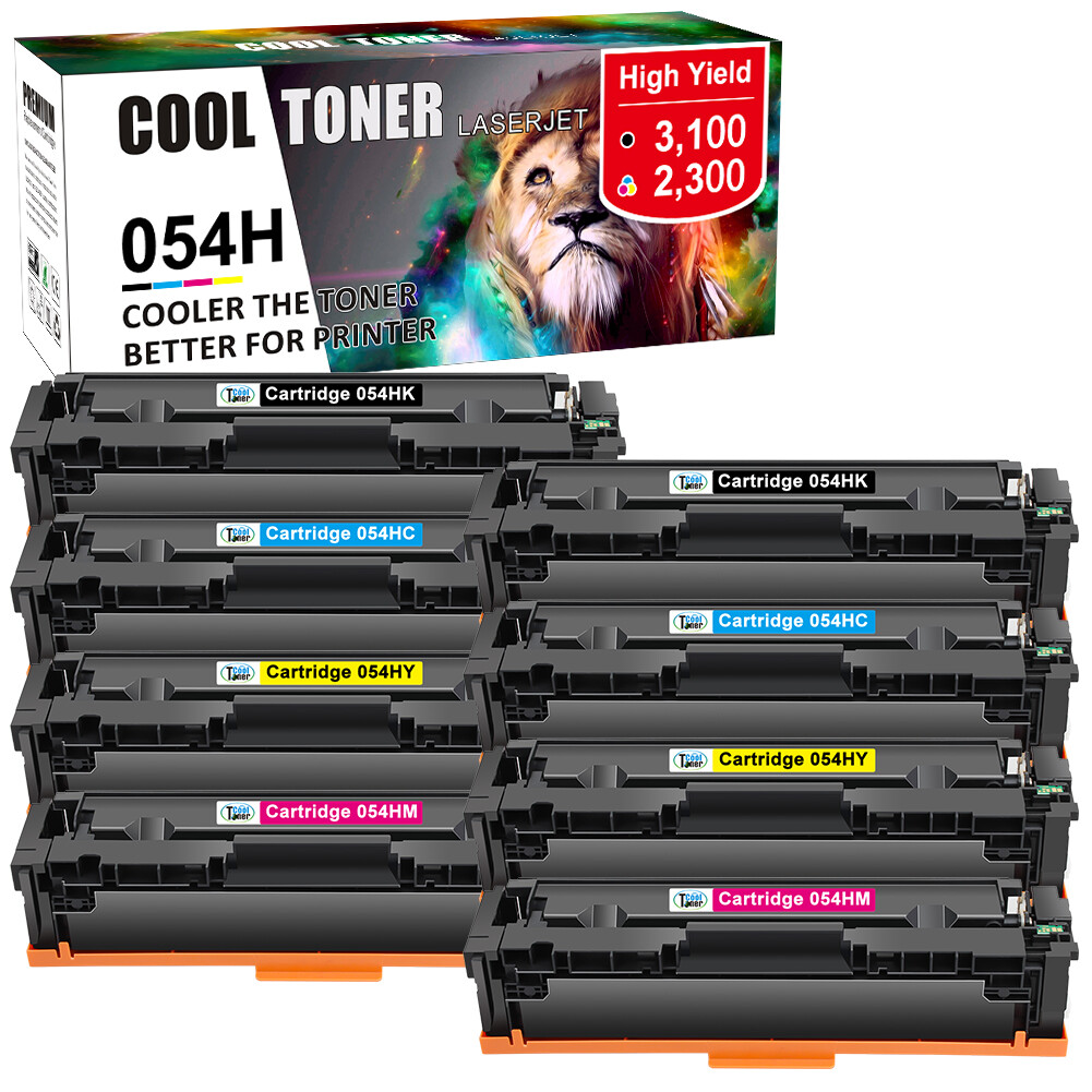 8 PK CRG-054 Toner Cartridge 054H for Canon 054H MF641Cdw MF644cdw MF645cx