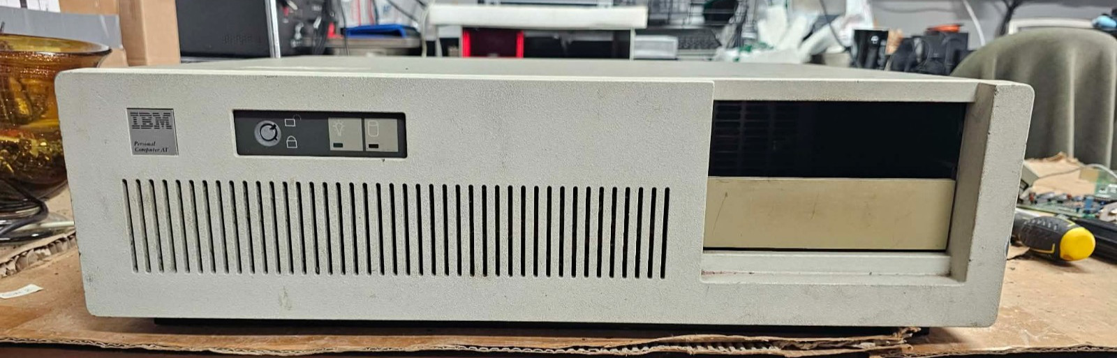 Retro Vintage IBM PC AT Model 5170 Desktop Computers Posts Upgraded 386 Board