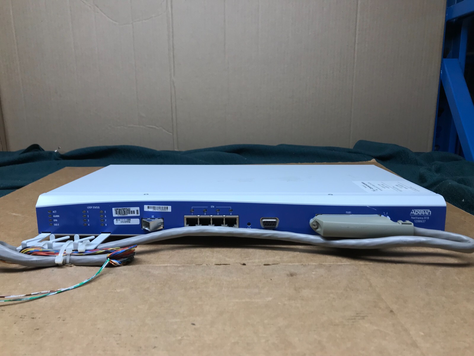 Adtran NetVanta 818 T1/E1 EFM NTE Network Router 1200637