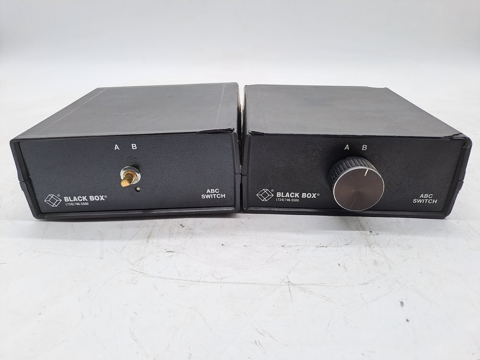 LOT OF 2 - BLACK BOX ABC SWITCH PART#: SWL030A-FFF
