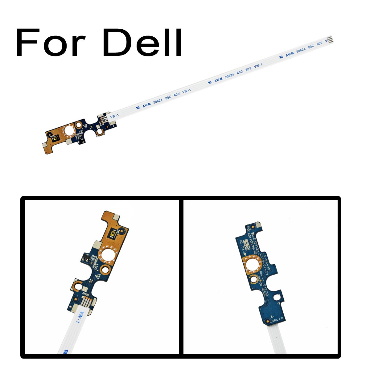 NEW Power Button Board w/ Cable FOR DELL 14-5455 15-5000 15-5551 14U/15U 94MFG