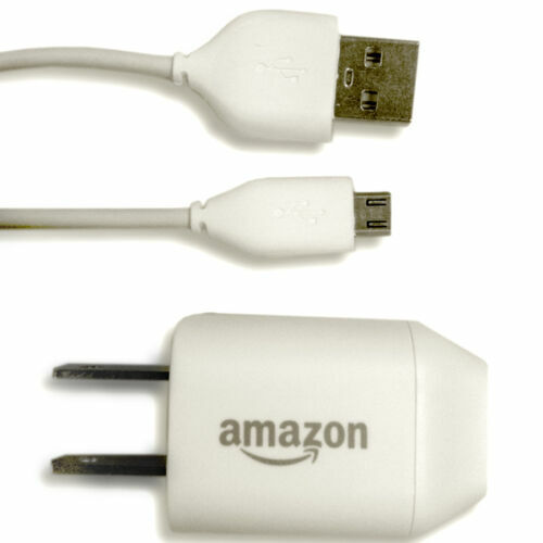 Amazon Kindle Power Adapter Home Travel Wall Charger + Micro USB Data Cable BU2S