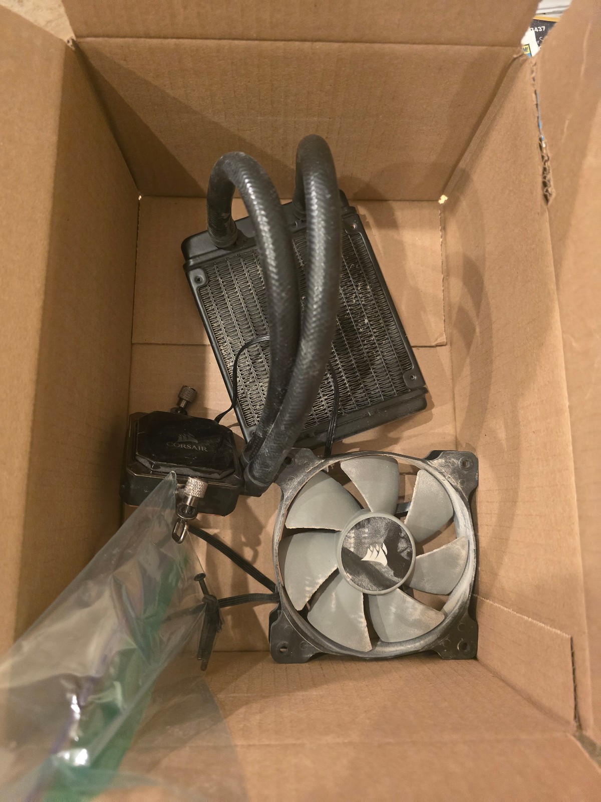 Corsair Hydro Series H80i  CW-9060024-WW V2 120mm Liquid CPU Cooler AS-IS