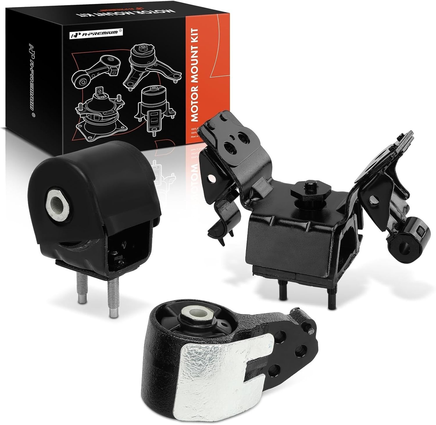  3PCS Engine Motor Mount and Transmission Mount Set Compatible with Ford F-150 