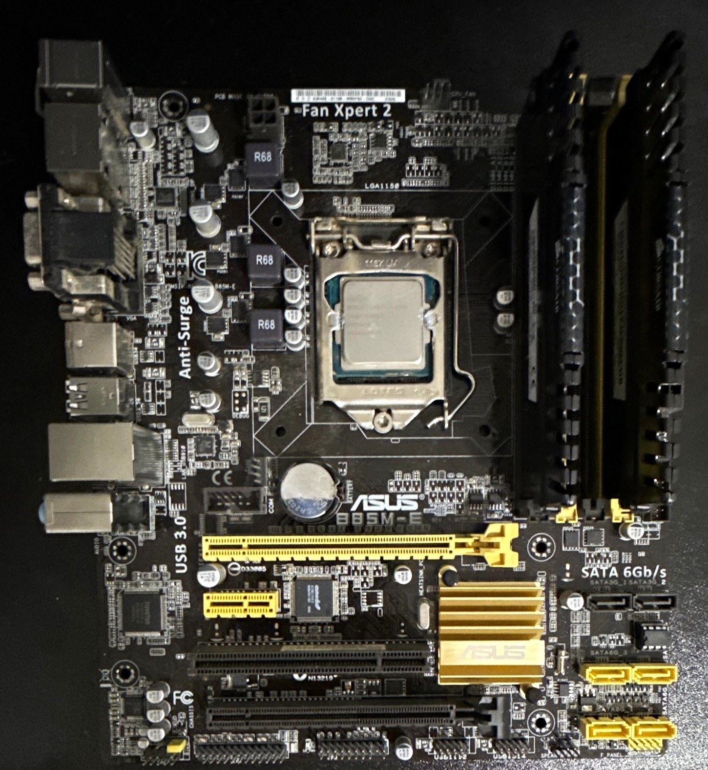 ASUS B85M-E MicroATX LGA1150 Motherboard w/ Core i7 3.6GHz CPU + DDR3 RAM