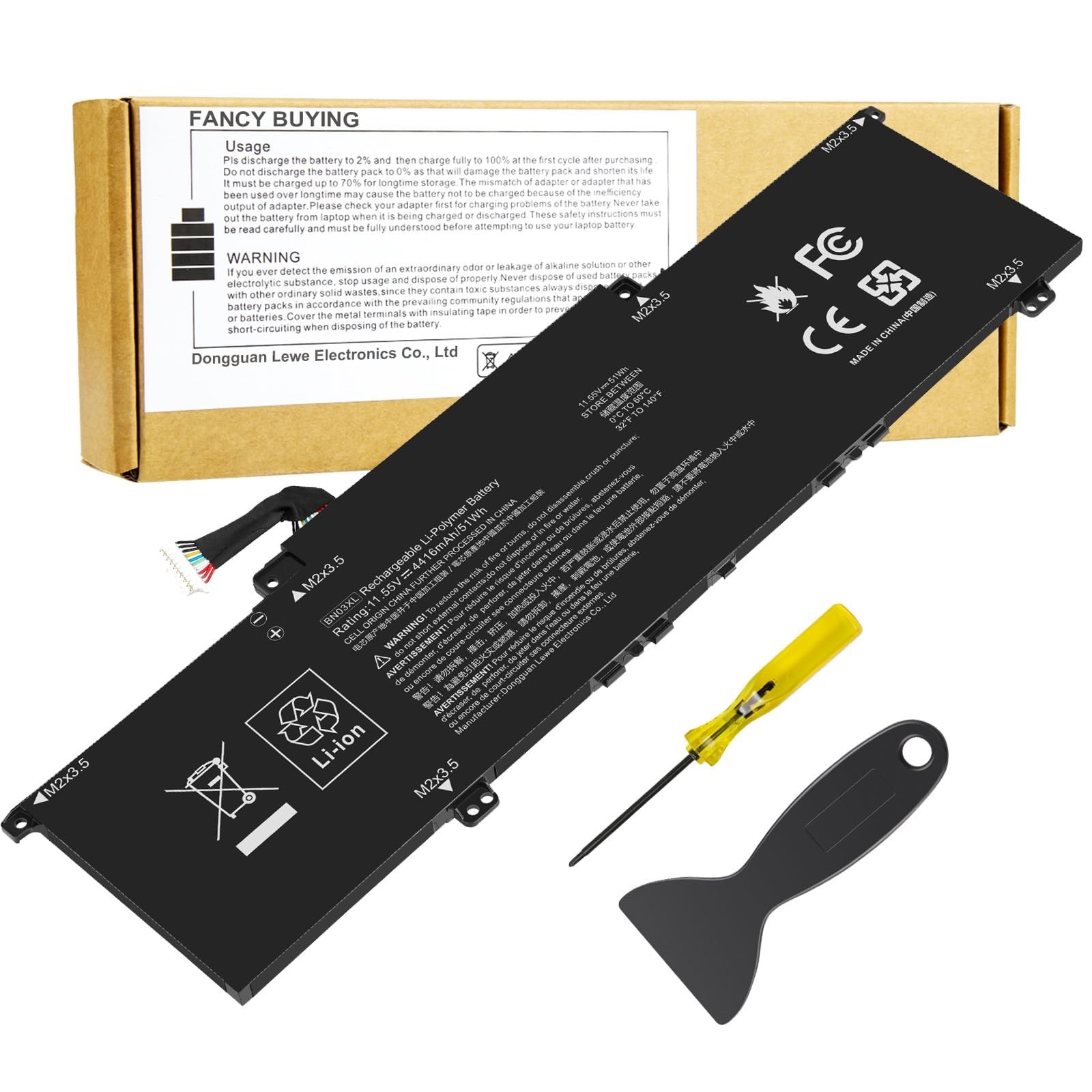 ⚡ Fancy Buying BN03XL Battery HP Envy x360 13-AY 13-BA 13-AR 15-EE 15M-EE 51Wh