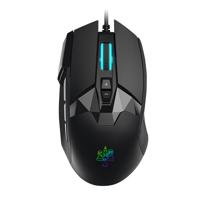MOJO Pro Performance Silent Gaming Mouse - Wired Customizable Gaming Mouse 