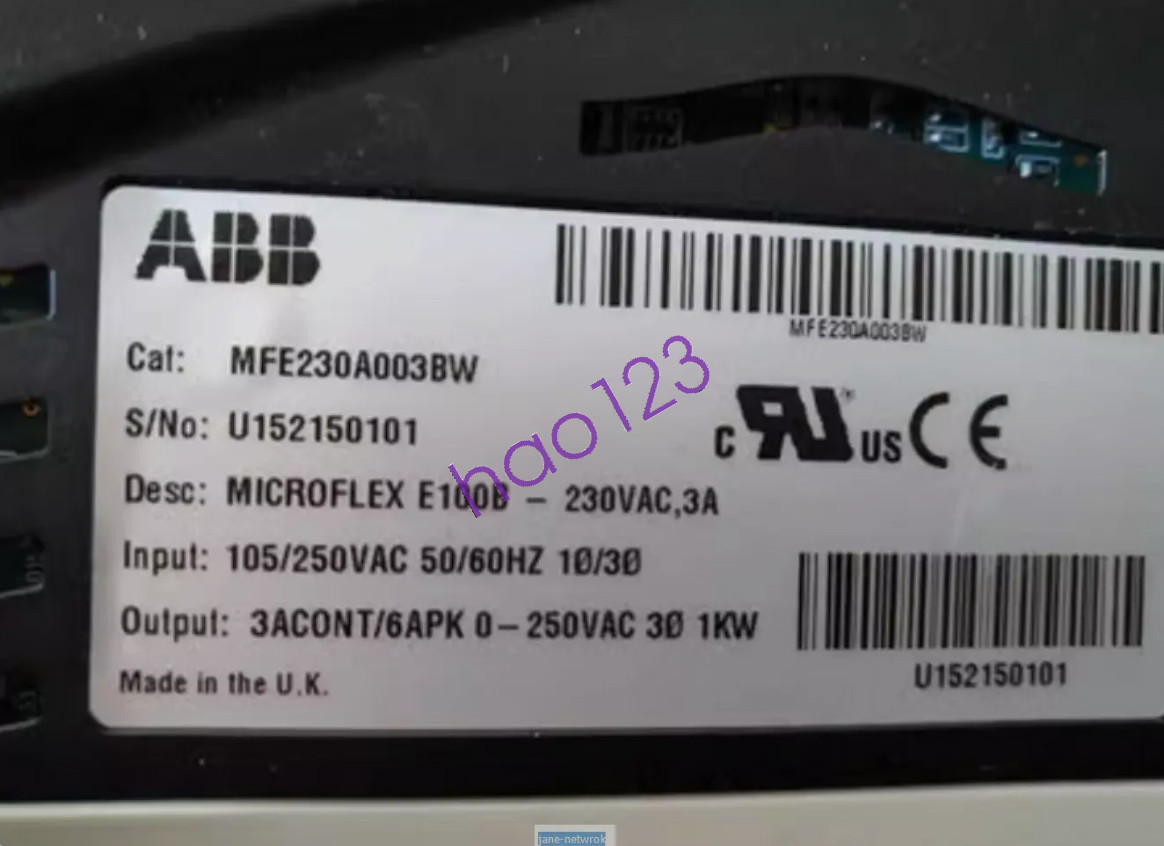 MFE230A003BW ABB Servo Drive Used Fast Shipping By DHL/FedEx