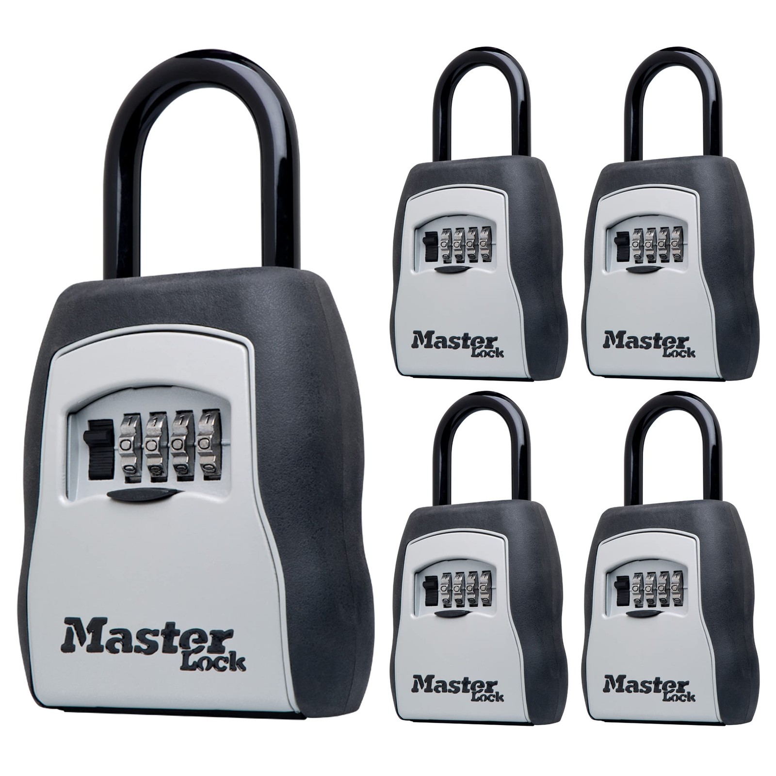 Portable Key Lock Box Combination 5 Pack Master 5400EC5
