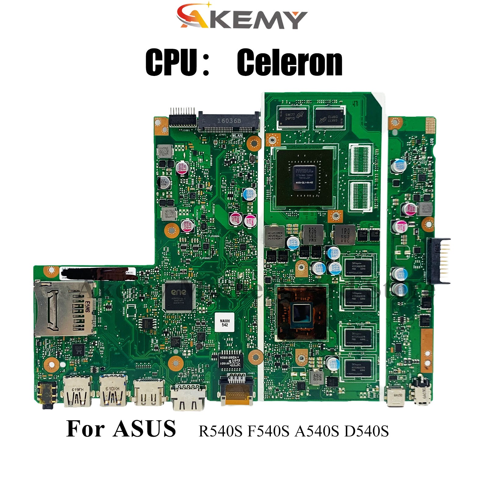 X540SC Laptop Motherboard For ASUS R540S D540S X540S F540S A540S Mainboard