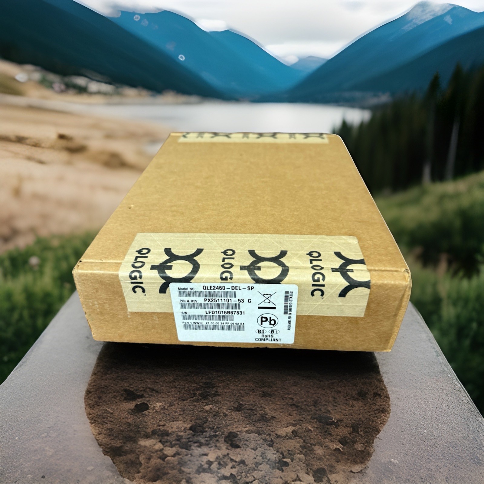 QLogic QLE2460-DELL-SP PCIe 4Gb FC HBA PX2511101-53G New Sealed Box