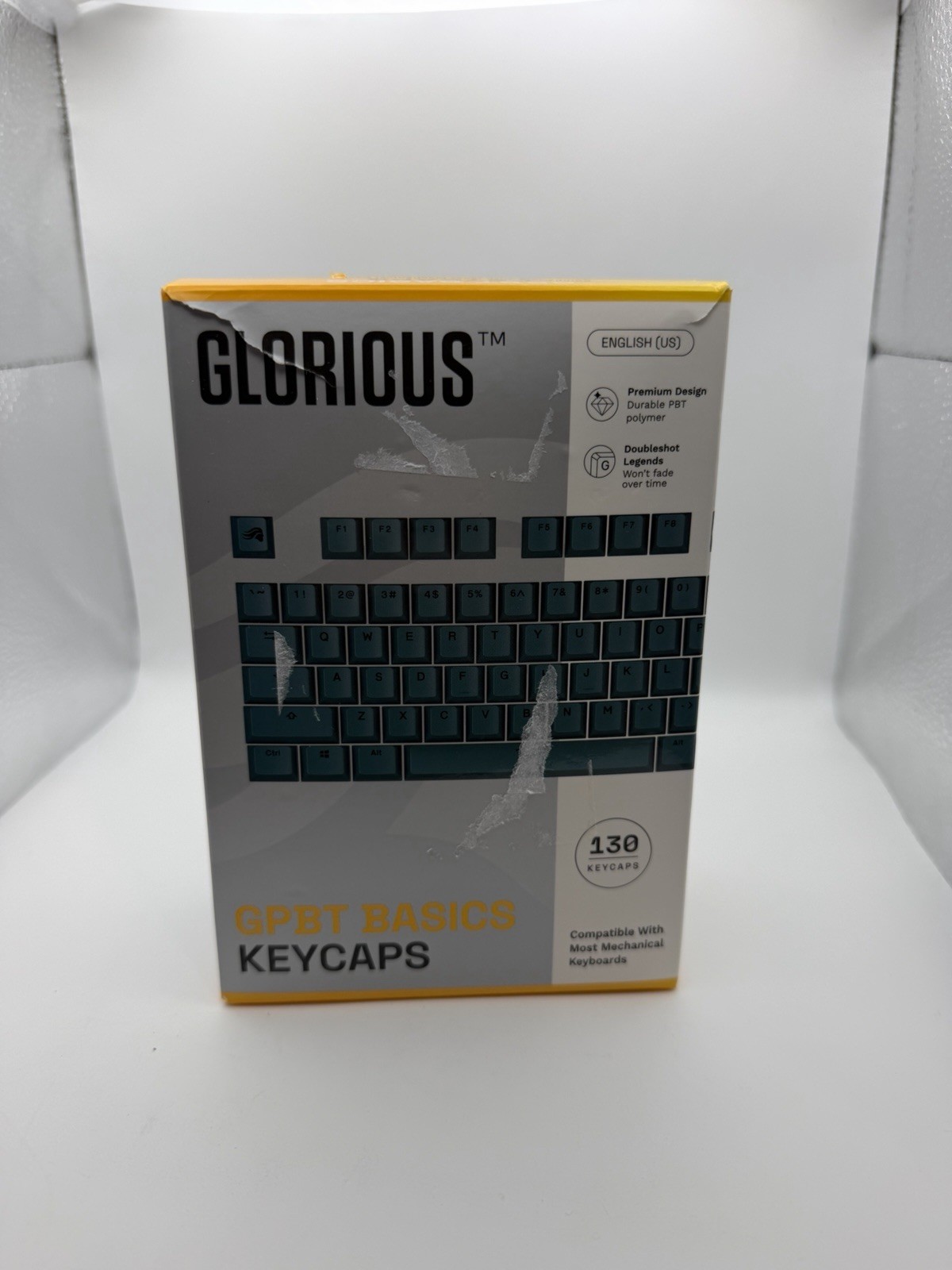 Glorious GPBT Basics Keycap Set PBT Mechanical Keyboard Totem Green