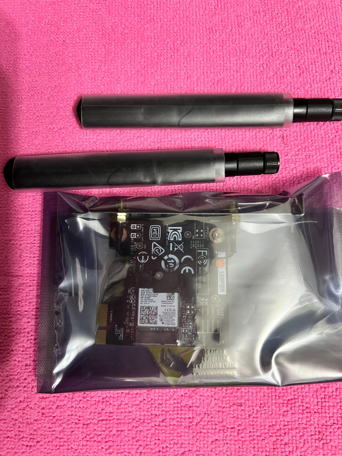 MSI MS-B905C PCI-E x1 Wi-Fi MSIP-REI-MSI-MS-B905C Wi-Fi BT Extender Card Adapter