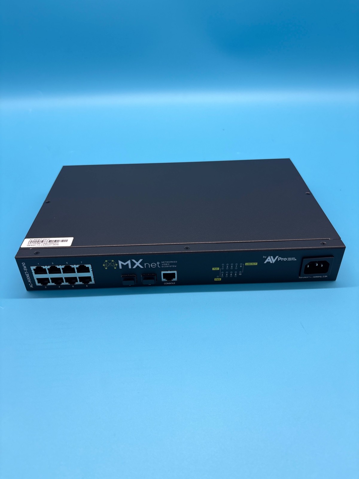 AVPro Edge AC-MXNET-SW10 MXnet Network Switch New Open Box Each (N1)