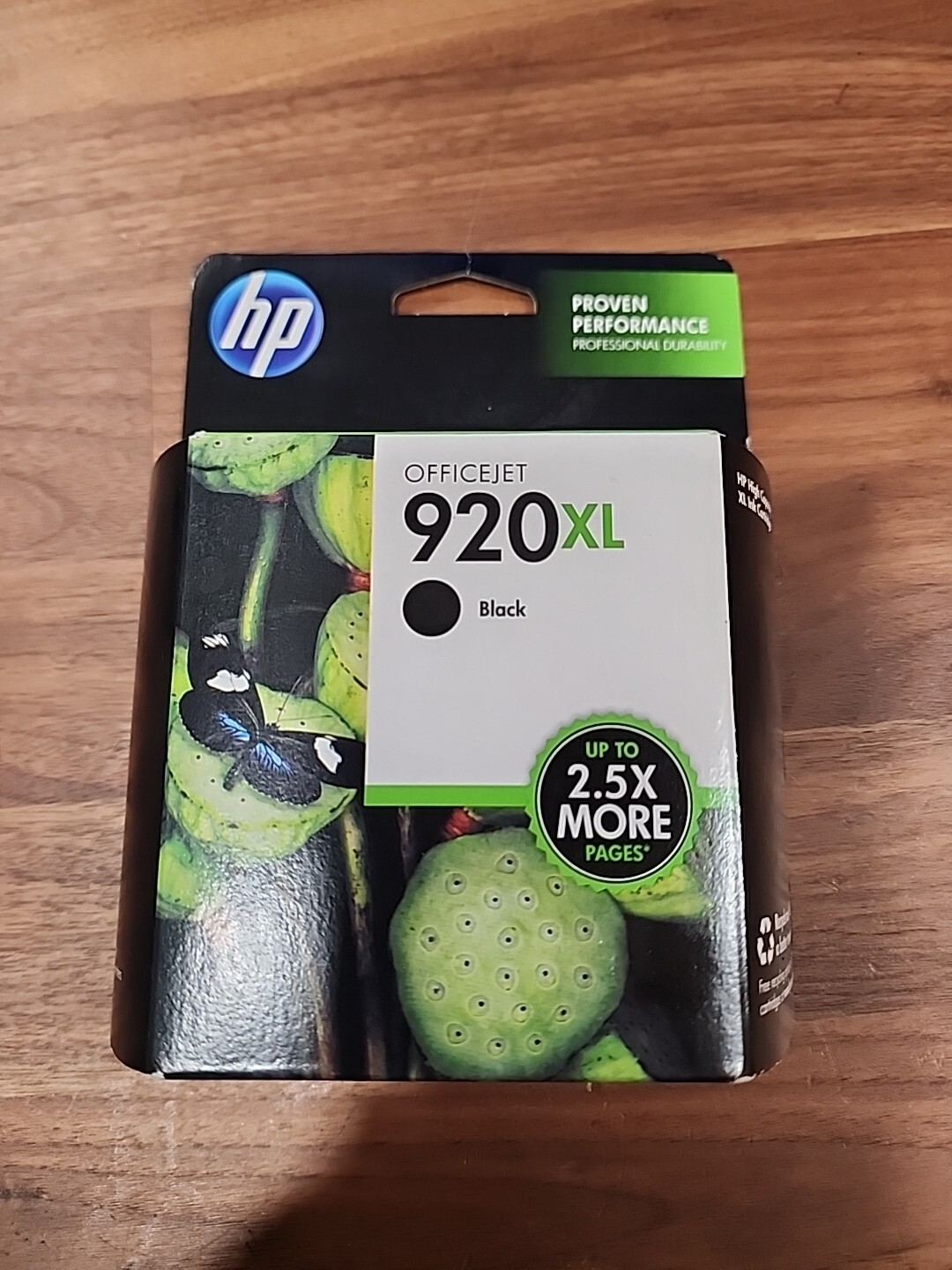 HP 920XL Black Ink Cartridge (CD975AN) OCT 2013 IRELAND NIB 920 XL SEALED OEM