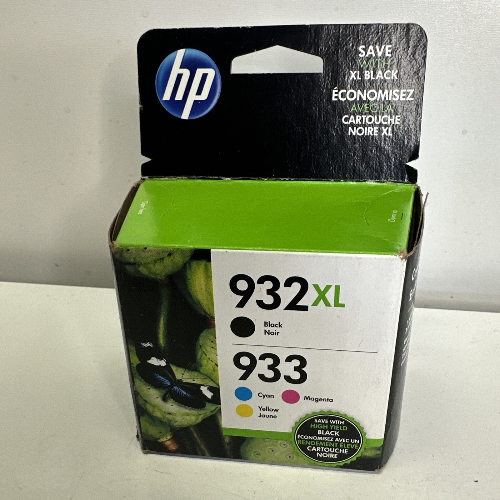 HP 932XL Black & 933 Color Ink Set N9H62FN CN053AN & N9H56FN  Expired May 2023