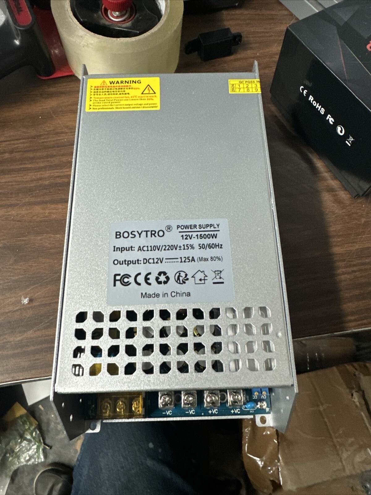 12V 125A 1500W DC Switching Power Supply Adapter PSU AC 110V / 220V-DC 