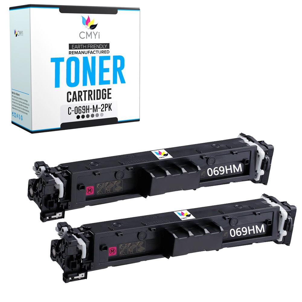 CMYi 2X Replacement 069H Magenta Cartridges for Canon Color imageCLASS LBP674Cdw