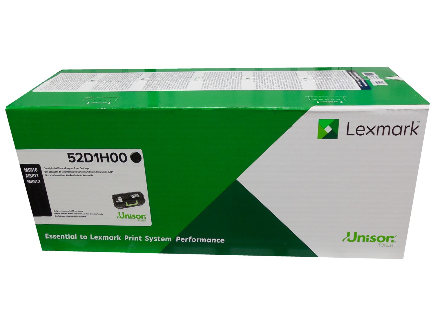 Lexmark 52D1H00 (521H) High Yield Toner Cartridge 25k Genuine OEM Original