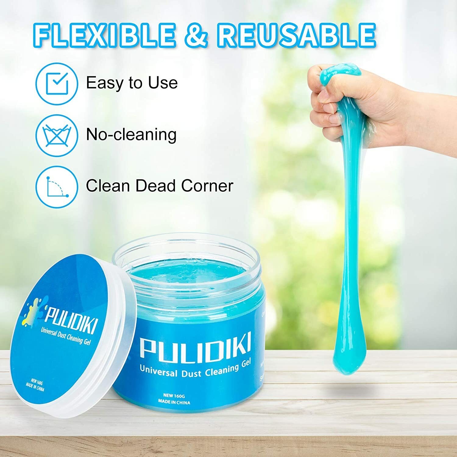 Cleaning Gel for Car, Car Cleaning Kit Universal Detailing Automotive Dust Car