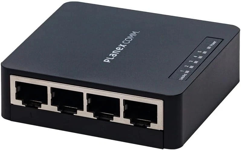 PLANEX FXG-05RPT2 5-Port Gigabit Repeater Hub Network TAP Packet Capture Japan